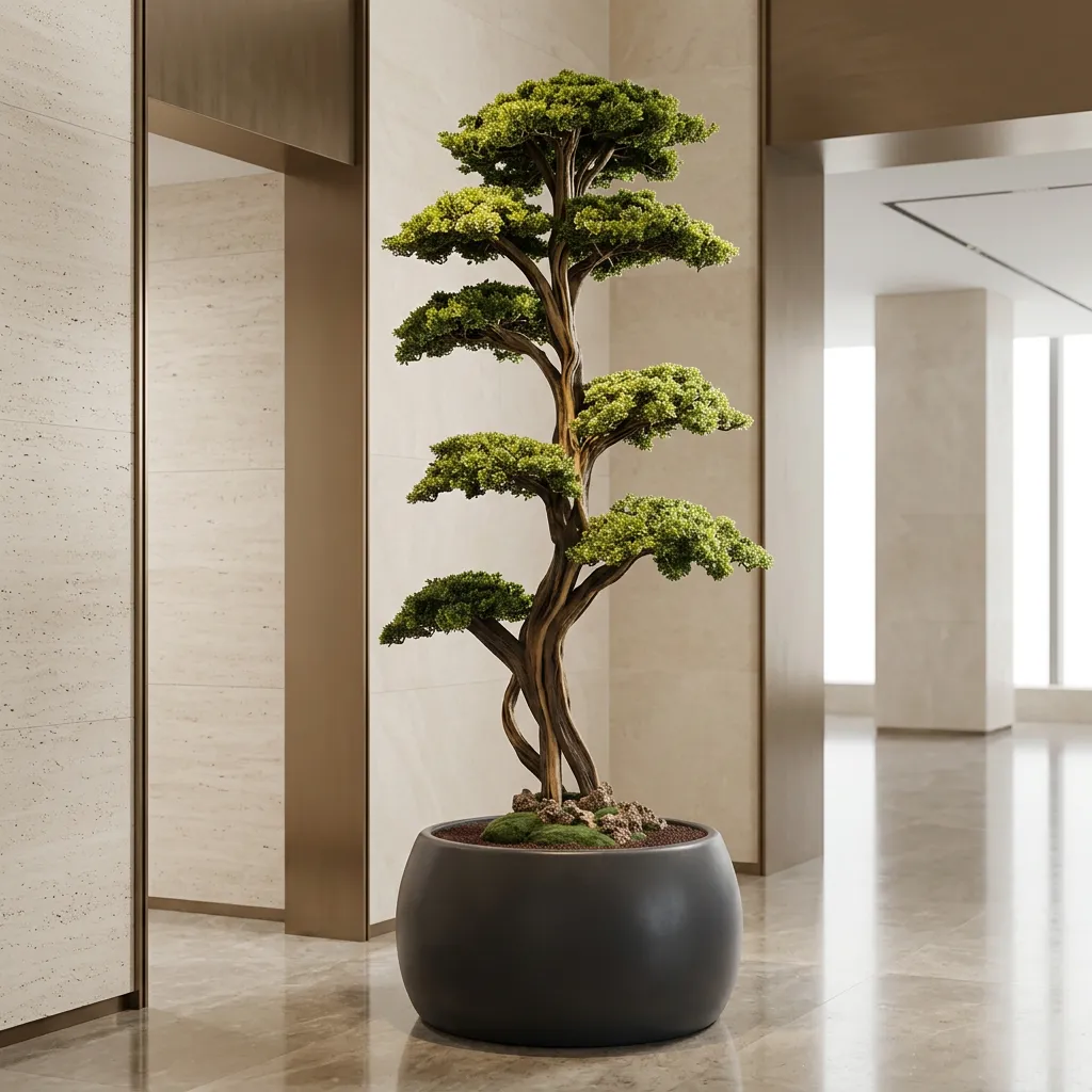 ELZ-EA-017 Thuja Bonsai-17 - Görsel 1